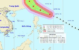 Xuất hiện siêu bão ở vùng biển ngoài khơi xa phía Đông Bắc đảo Luzon