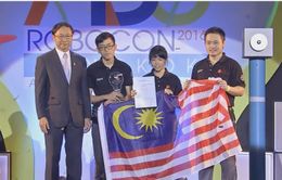 Malaysia đăng quang vô địch ABU Robocon 2016