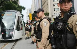 Brazil huy động 85.000 cảnh sát đảm bảo an ninh cho Olympic