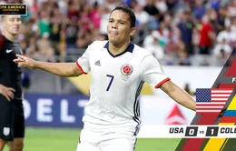 VIDEO Copa America 2016, Mỹ 0-1 Colombia: Chưa thể xóa dớp