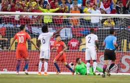 VIDEO Colombia 0-2 Chile: Nhiệm vụ bảo vệ ngôi vương sắp hoàn thành