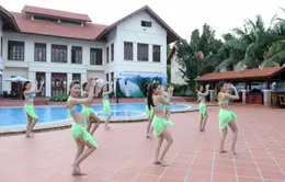 Thí sinh Hoa hậu Biển Việt Nam đầy năng lượng tập flashmob