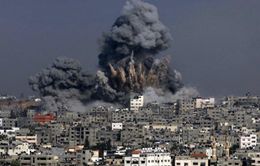 Israel không kích Dải Gaza đáp trả vụ bắn rocket