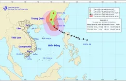 Chiều nay (21/10), bão Haima vào đất liền Trung Quốc