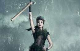 Thanh Hằng tạo dáng như nữ thần tự do trong ảnh poster Vietnam’s Next Top Model 2016