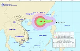 Bão Aere giật cấp 10 đang đi vào Biển Đông