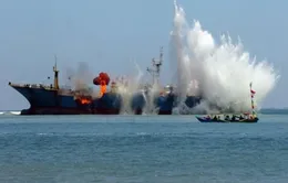Indonesia đánh chìm thêm tàu cá nước ngoài đánh bắt trái phép