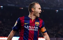 Thủ quân Iniesta từ chối gia hạn với Barcelona