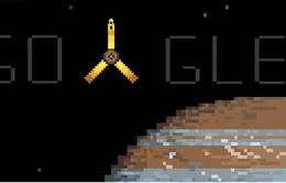 Google thay doodle ăn mừng Juno đi vào quỹ đạo sao Mộc