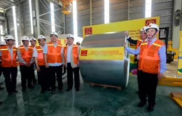 Nhà máy Hoa Sen Nghệ An cho ra lò cuộn tôn thương phẩm đầu tiên