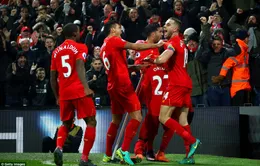 Vòng 13 giải Ngoại hạng Anh: Liverpool 2-0 Sunderland: Chiến thắng vất vả của The Kop