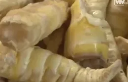 Hoảng hồn măng tươi được đốt ủ bằng lưu huỳnh
