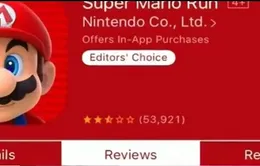 Trò chơi Super Mario Run không hấp dẫn như kỳ vọng