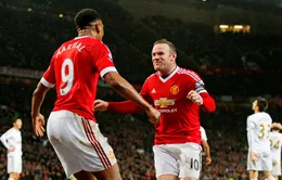 ĐHTB vòng 20 Ngoại hạng Anh: Martial và Rooney trở lại