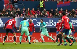 Vòng 15 La Liga: Osasuna 0-3 Barcelona: Hiệp 2 bùng nổ