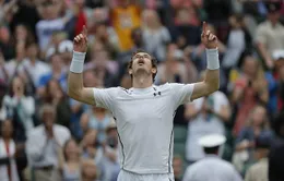 Tứ kết Wimbledon 2016: Murray vượt qua Tsonga sau 5 set kịch tính