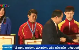 Vinh quang thể thao Việt Nam: Vinh danh các VĐV tiêu biểu năm 2015