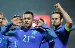 VIDEO, Luxembourg 1-3 Hà Lan: Người hùng Depay