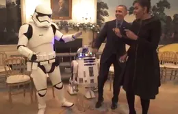 Vợ chồng Tổng thống Obama tham gia ngày lễ Star Wars