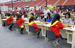 Tuyển cờ vua nữ Việt Nam gây ấn tượng ở giải Olympiad