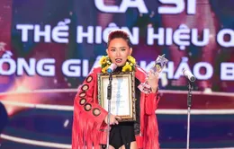 Tóc Tiên nhận cú đúp giải thưởng của VTV Bài hát tôi yêu
