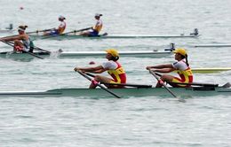 Rowing nữ Việt Nam vào vòng phân hạng 13-20