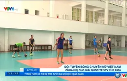 ĐT bóng chuyền nữ Việt Nam chuẩn bị cho VTV Cup  2016 - Tôn Hoa Sen