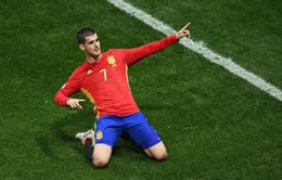 Morata nổ súng đều đặn mỗi trận trong màu áo ĐT Tây Ban Nha