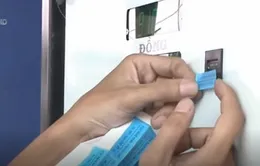 Đà Nẵng bắt đầu dán tem tại cây xăng