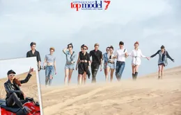 Thanh Hằng "nổi loạn" cùng top 11 Vietnam's Next Top Model 2016 giữa đồi cát