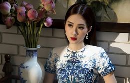 Hoa hậu Đặng Thu Thảo "hút hồn" với vẻ đẹp tinh khôi