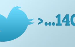 Twitter sẽ loại bỏ một phần giới hạn 140 ký tự