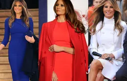 Gu thời trang gợi cảm của tân Đệ nhất phu nhân Melania Trump