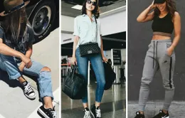 Biến hóa phong cách đa dạng với giày sneaker đen