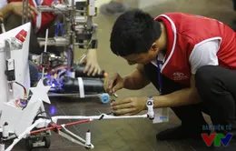 Những khó khăn phát sinh khi thử sân tại Robocon Việt Nam 2016