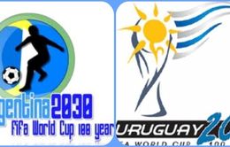 Argentina và Uruguay tính đồng đăng cai World Cup 2030