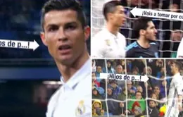 Ronaldo bị tố chửi tục khán giả trên sân Bernabeu