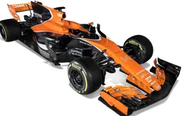 Cận cảnh siêu xe F1 màu cam bóng bẩy của đội McLaren ở mùa giải mới