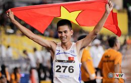 VIDEO SEA Games 29: Dương Văn Thái giành HCV chạy 800m