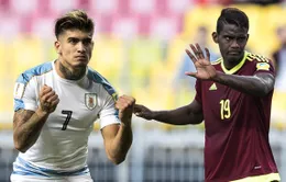 Lịch thi đấu bán kết FIFA U20 thế giới 2017 ngày 8/6: U20 Venezuela - U20 Uruguay, U20 Italia - U20 Anh