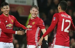 Schweinsteiger rực sáng ngày đá chính, ĐKVĐ Man Utd thẳng tiến vòng 5 FA Cup