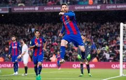 Barca 3-0 Sevilla: Messi lập cú đúp, Barca thắng dễ