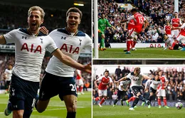 Tottenham 2 - 0 Arsenal: Thất bại ở derby London, Arsenal xa rời tốp 4