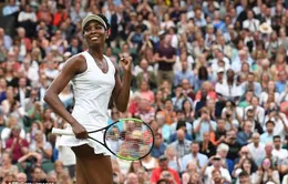 Venus Williams hướng tới cơ hội trở thành nhà vô địch nhiều tuổi nhất Wimbledon