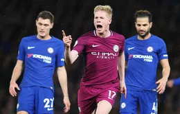 VIDEO De Bruyne gieo sầu nơi bến cũ Chelsea, đưa Man City trở lại đầu bảng