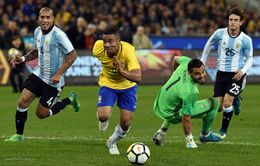 Giao hữu quốc tế: ĐT Brazil 0-1 ĐT Argentina: Màn ra mắt thành công của HLV Jorge Sampaoli