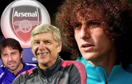 Arsenal táo bạo dùng Giroud đổi David Luiz của Chelsea