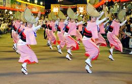 Lễ hội múa Awa Odori tại Nhật Bản thu hút hơn 1 triệu người