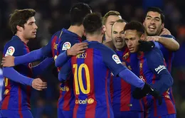 Tứ kết lượt đi Cúp nhà Vua TBN: Sociedad 0-1 Barcelona