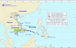 Bão số 14 đã suy yếu thành áp thấp nhiệt đới, gió mạnh cấp 6-7